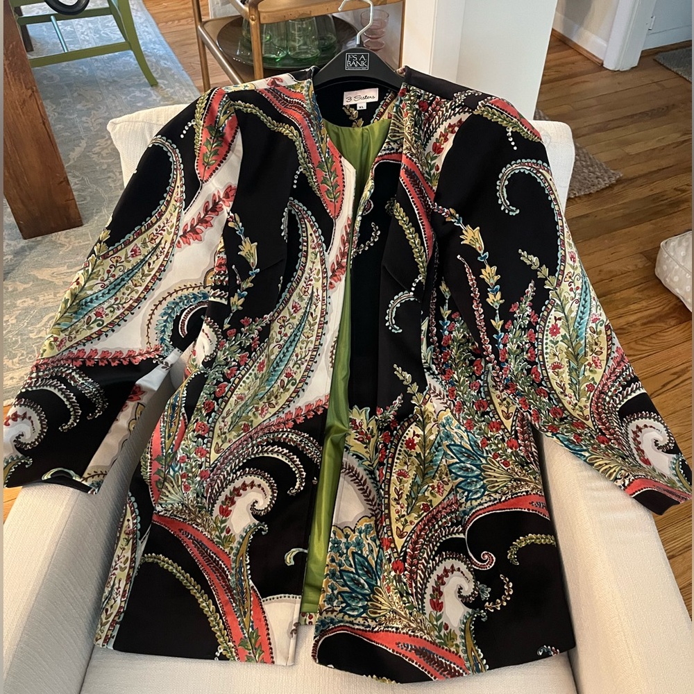 Colorful dressy jacket